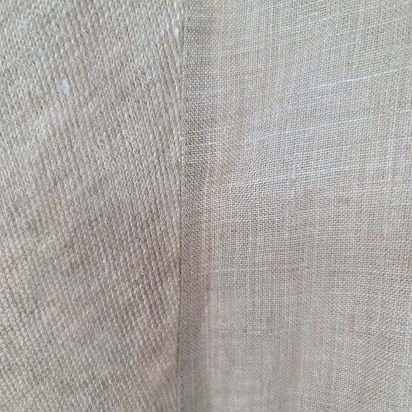 Lafayette 148 tan waterfall front linen vest - Picture 8 of 9